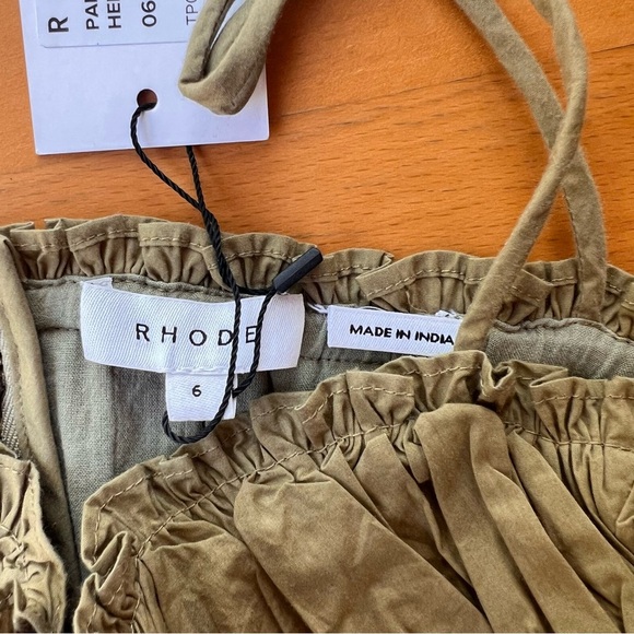 NWT RHODE Pari Cropped Bandeau Top Herbarium 6 - Picture 8 of 10